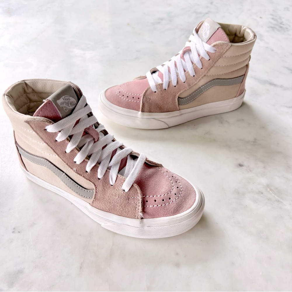VGUC Vans Sk8-hi Colorblock Sneakers ~ Size 3.5 Men/5 Women